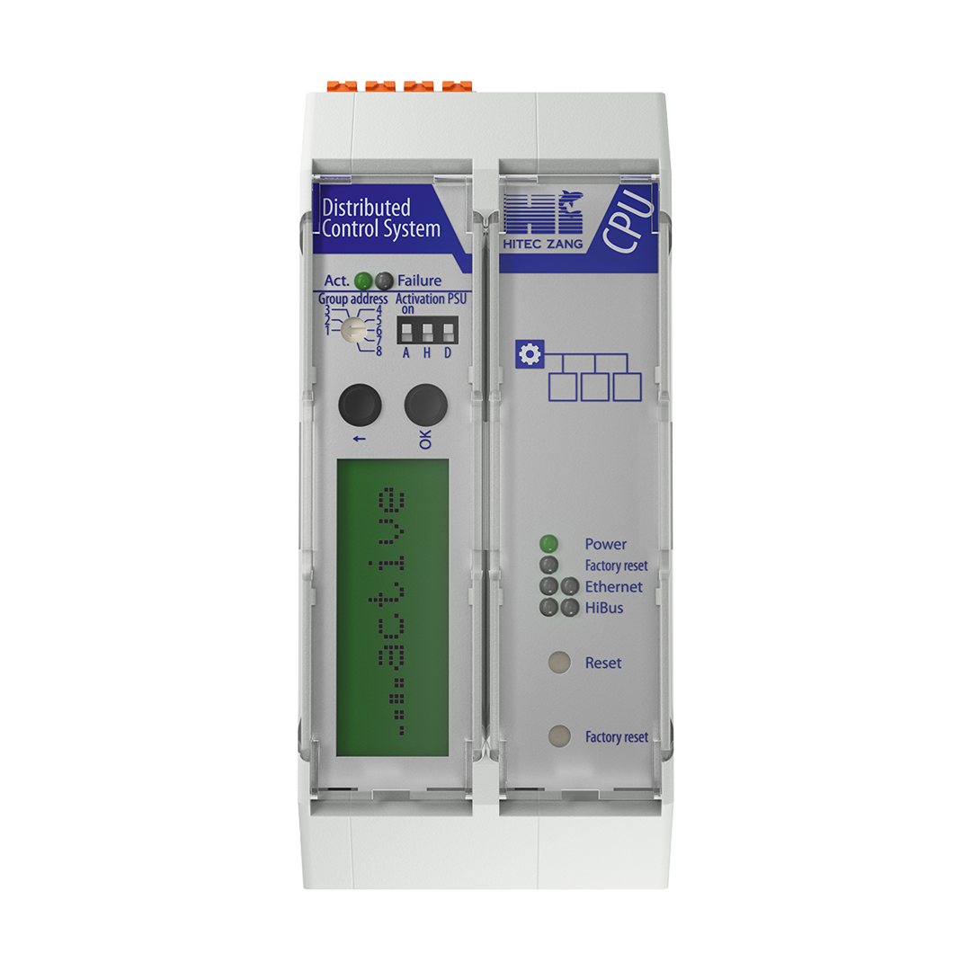 DC-CPU master module | Central control and monitoring unit for the HiBus™
